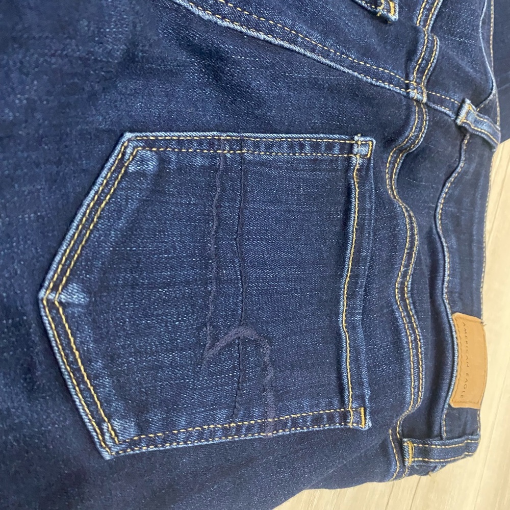 American Eagle Outfitters Dark Indigo Skinny Jeans-206 - Picture 6 of 6